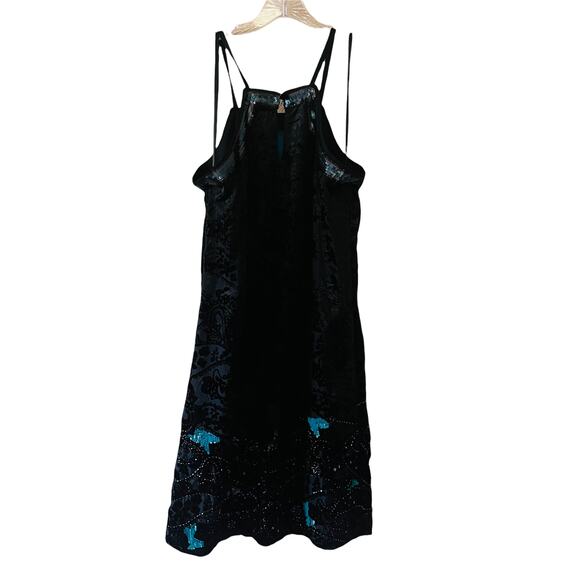 Anthropologie Moulinette Soeurs Imogen Sequin Shift Slip Dress Size 2 Brand New - Picture 2 of 14